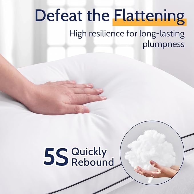 Down Alternative Bed Pillow - Standard - 2 Pack