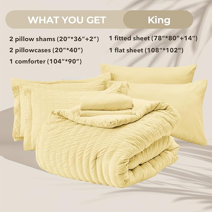 Comforter Set - King - 7 Piece