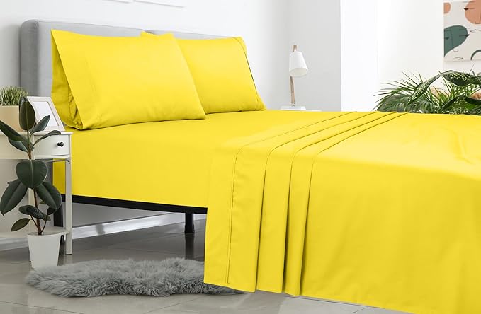 Microfiber Flat Sheet - Queen - 2 Pack