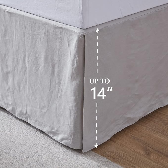 Linen Bed Skirt - King