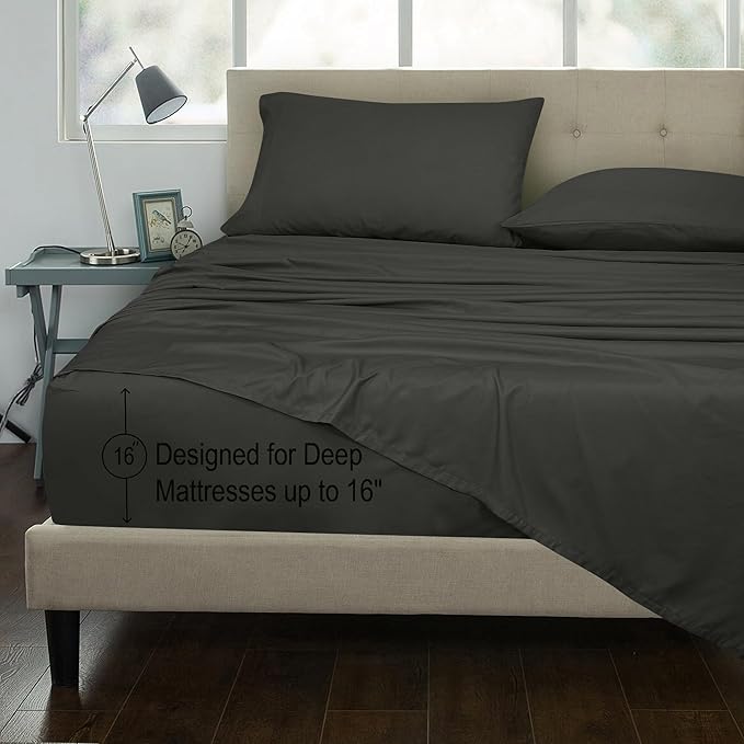 Bed Sheet Set - King - 4 Piece