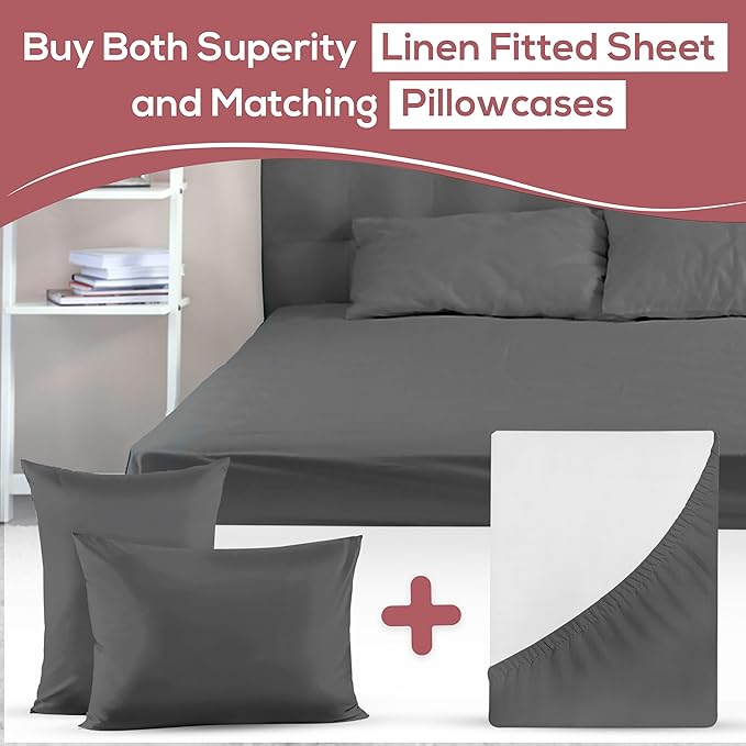 Linen Pillowcase Set - Standard - 2 Pack