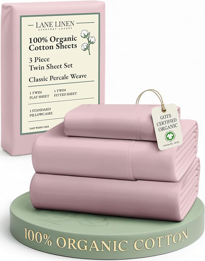 Linen Bed Sheet Set - Twin - 3 Piece