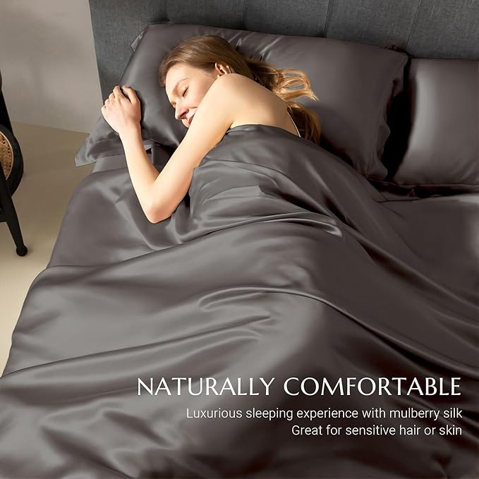 Mulberry Silk Duvet Cover - Twin
