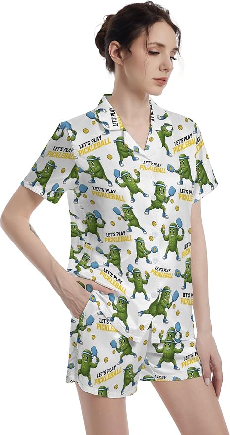 Women's Pajama Set - Short Sleeve - 2 Piece