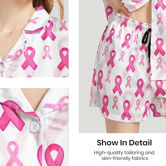 Women's Pajama Set - Short Sleeve - 2 Piece
