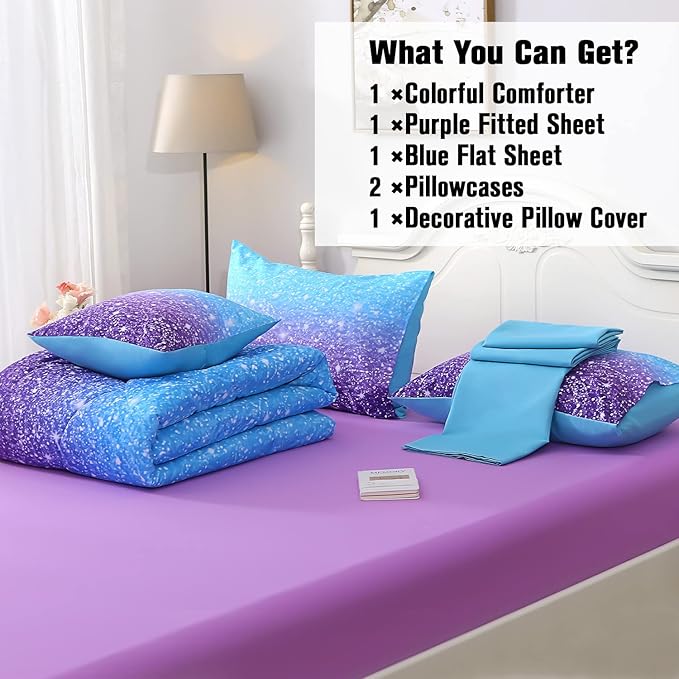 Comforter Set - Twin - 6 Piece