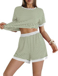 Shorts Pajama Set - Short Sleeve - 2 Piece