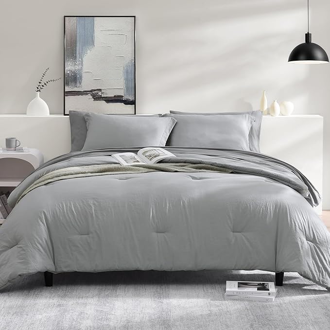 Microfiber Comforter Set - King - 7 Piece