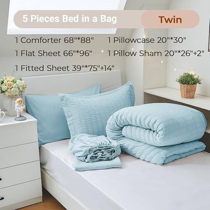 Comforter Set - Twin - 5 Piece