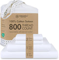100% Cotton Bed Sheet Set - King - 16 in Deep Pocket - 4 Piece