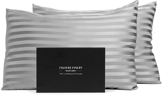 Mulberry Silk Pillowcase Set - Standard - 2 Pack - 2 Piece