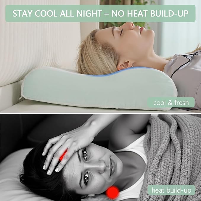 Memory Foam Cooling Bed Pillow