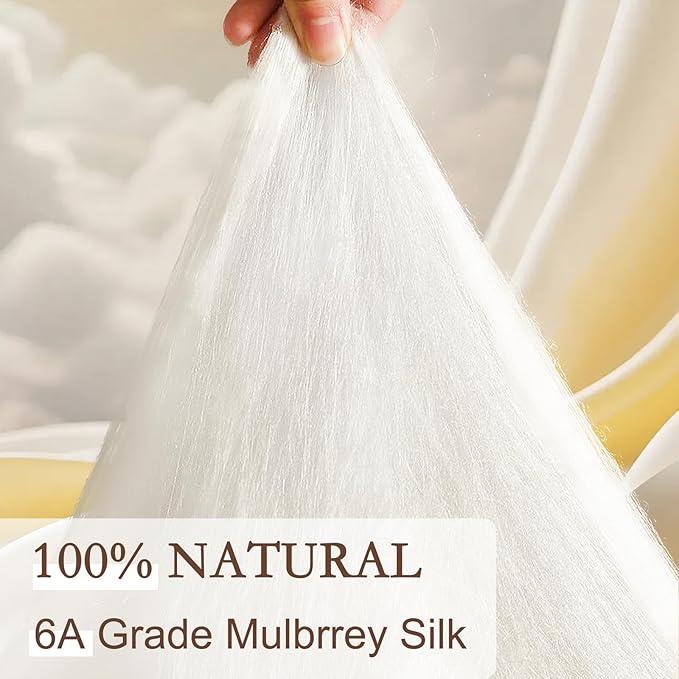 Mulberry Silk Duvets Down Comforter - Queen