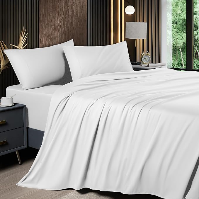 Bamboo Cooling Bed Sheet Set - Full - 4 Piece