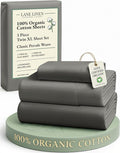 Linen Bed Sheet Set - Twin XL - 3 Piece