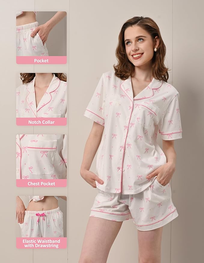 Women's 100% Cotton Pajama Set - 2 Piece