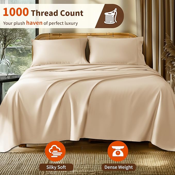 Bed Sheet Set - California King - 4 Piece