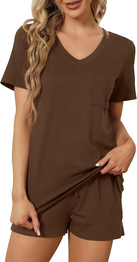 Women's Pajama Set - Short Sleeve - 2 Piece