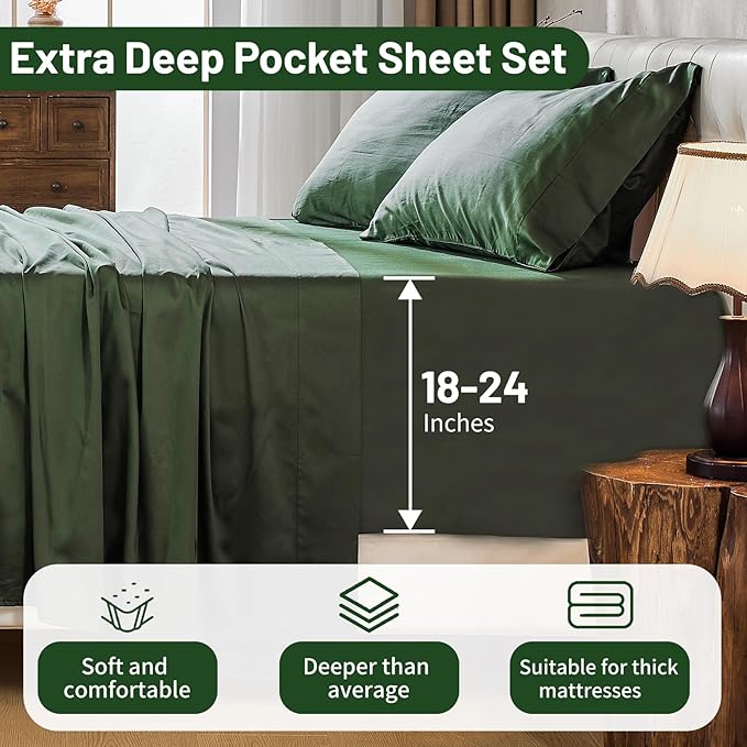 Fitted Sheet - Queen - 4 Piece
