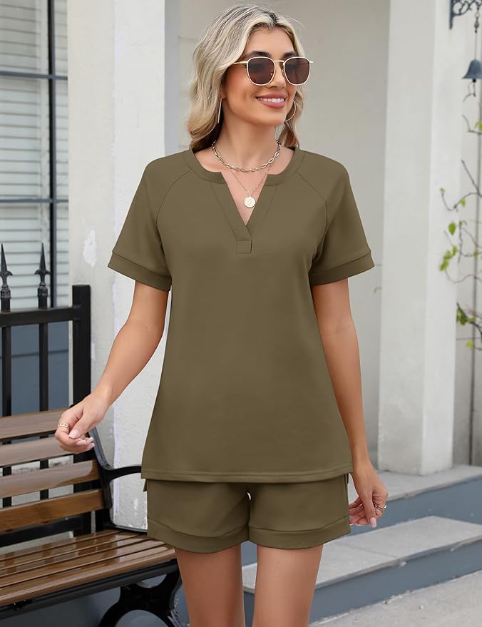 Loungewear Set - Shorts - 2 Piece