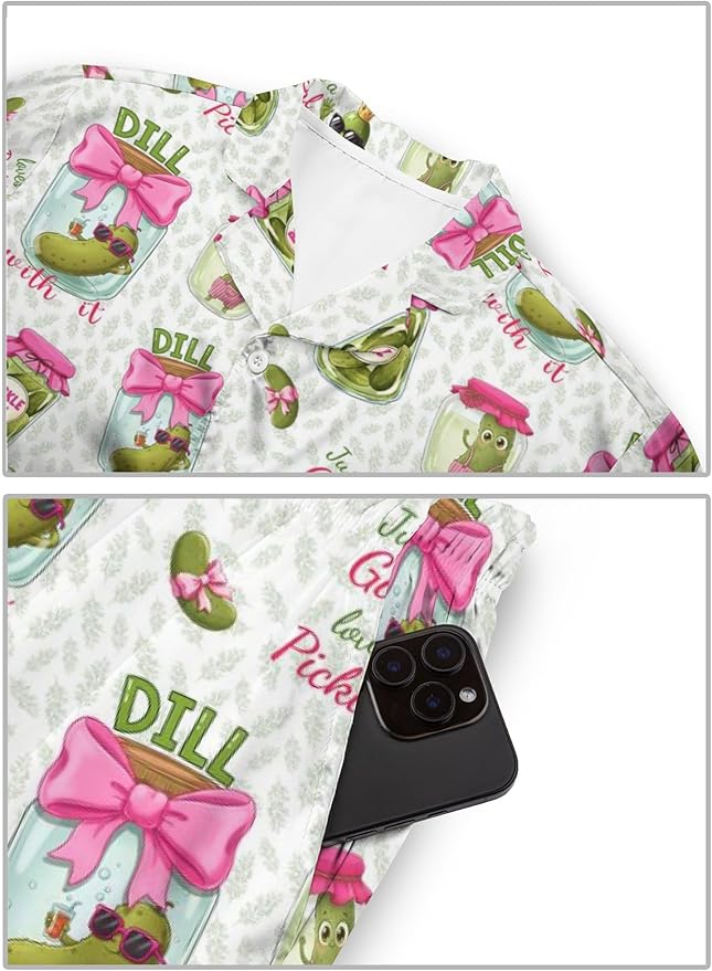 Women's Pajama Set - Short Sleeve - 2 Piece