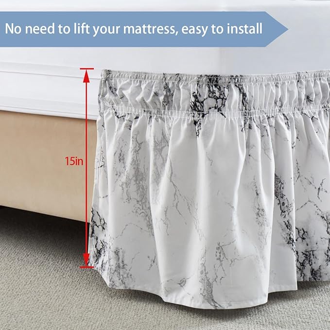 Bed Skirt - King - 15 in Drop