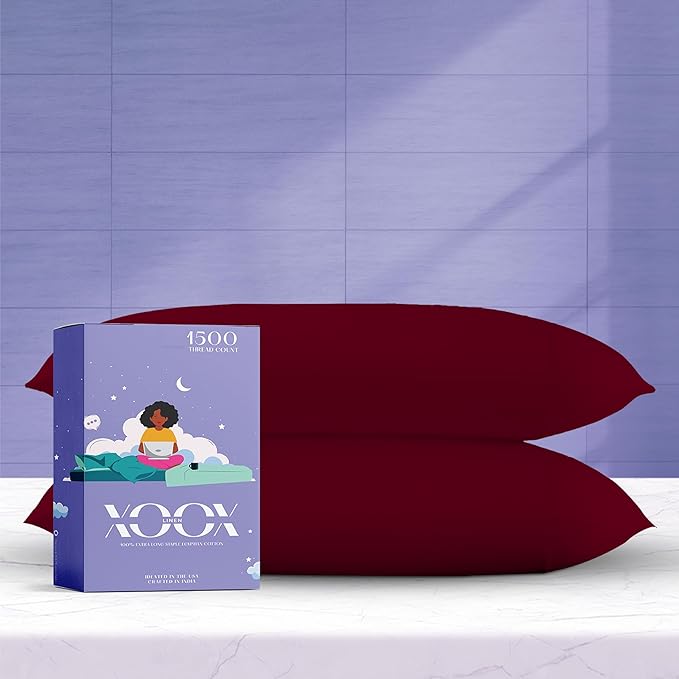 Linen Cooling Pillowcase Set - Queen - 2 Piece