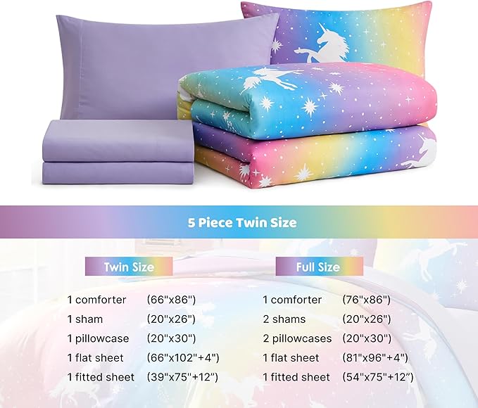 Comforter Set - Twin - 5 Piece
