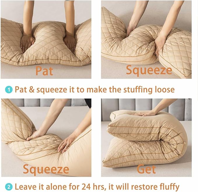 Memory Foam Body Pillow - Full - 20 x 54 in