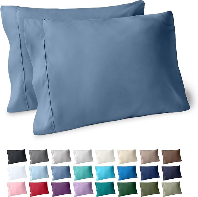 Microfiber Cooling Pillowcase Set - King - 2 Pack - 2 Piece