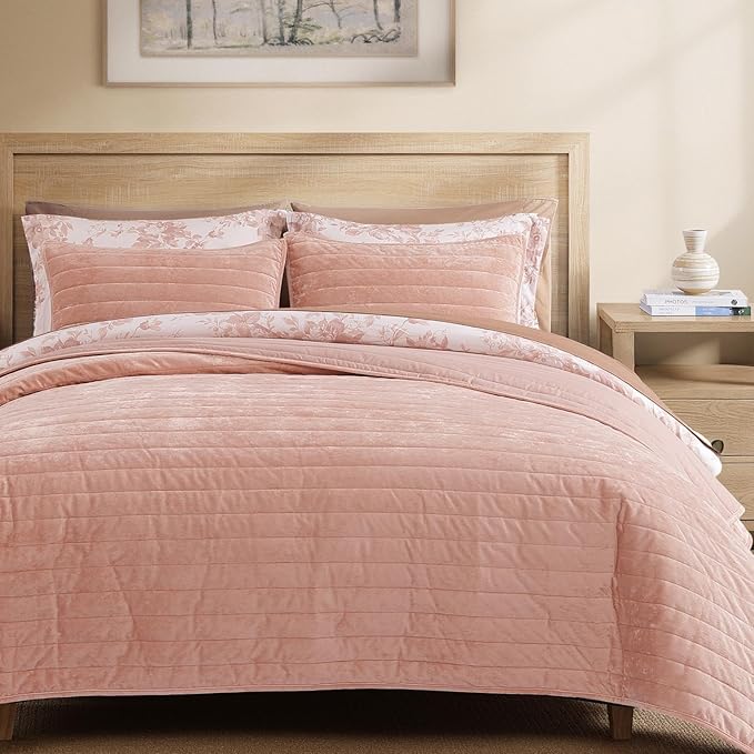 Velvet Quilt Set - Queen - 3 Piece