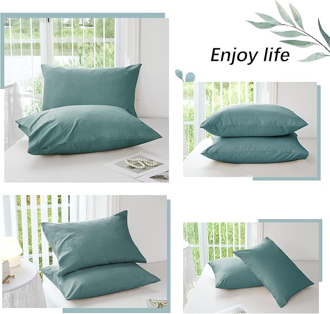 Microfiber Pillowcase Set - King - 20 x 40 in - 2 Pack - 2 Piece