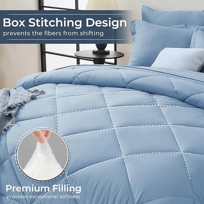 Comforter Set - Queen - 7 Piece