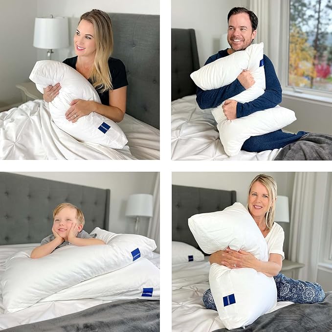 Memory Foam Bed Pillow - King - 2 Piece