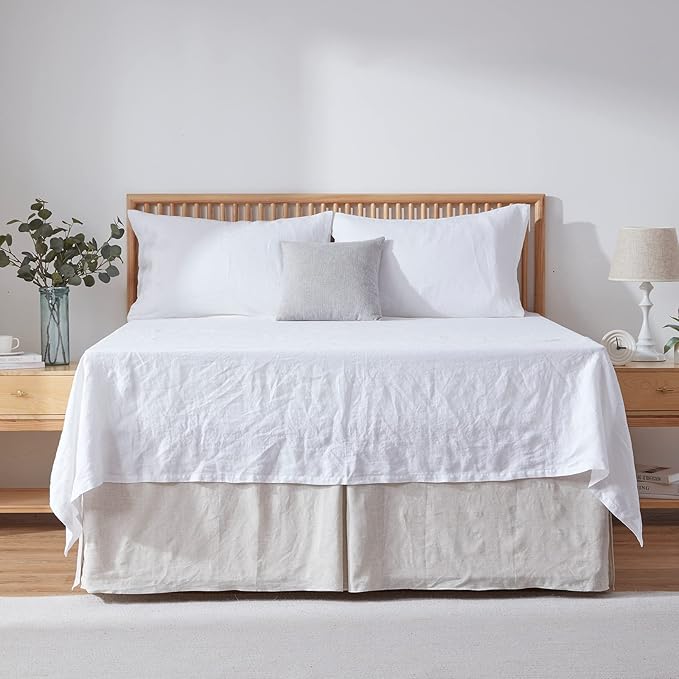 Linen Bed Skirt - King