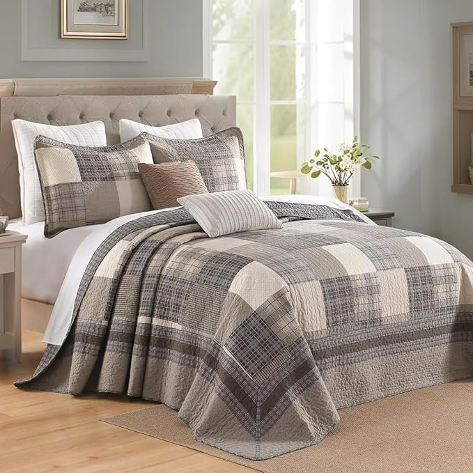 100% Cotton Bedding Set - California King - 3 Piece