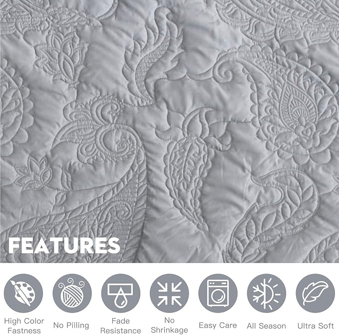 Microfiber Bedding Set - King - 5 Piece