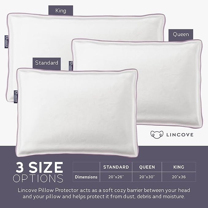 100% Cotton Pillow Protector - Queen