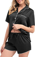 Women's Shorts Pajama Set - Short Sleeve - 2 Piece