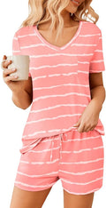 Women's Pajama Set - Short Sleeve - 2 Piece