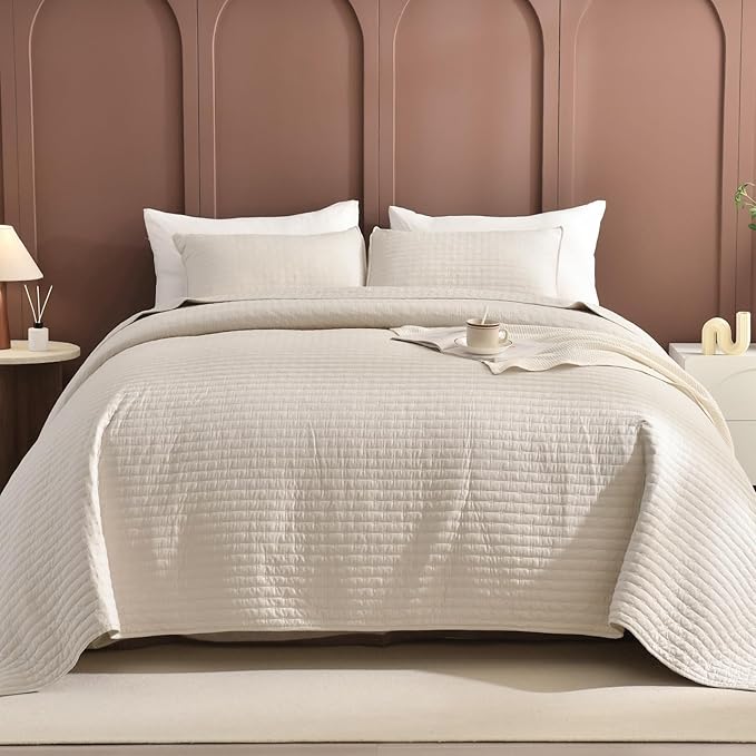 100% Cotton Bedding Set - King - 3 Piece