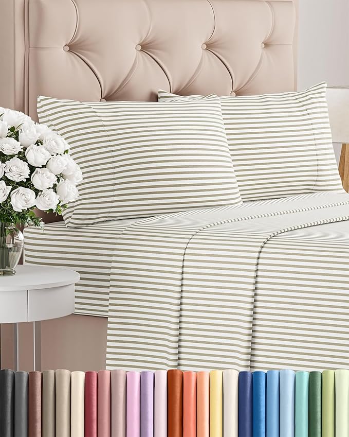 Cooling Bed Sheet Set - Twin XL - 16 in Deep Pocket - 4 Piece