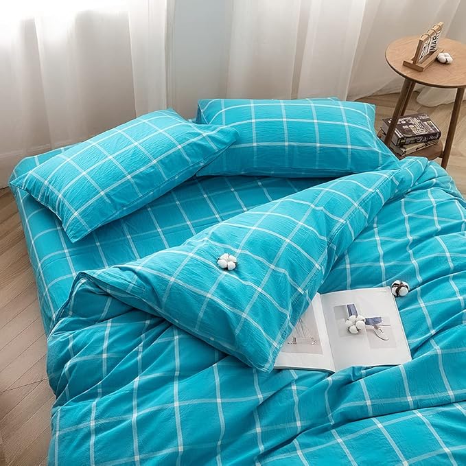 Linen Duvet Cover Set - Queen - 3 Piece