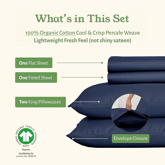 Bed Sheet Set - California King - 4 Piece