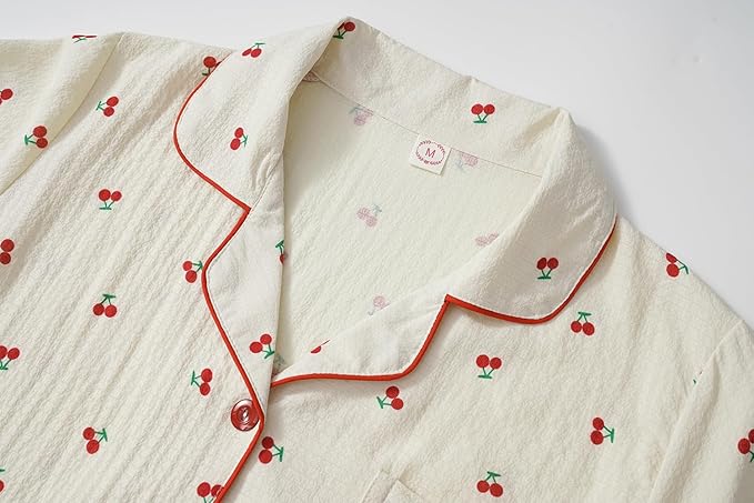 Shorts Pajama Set - Short Sleeve - 2 Piece