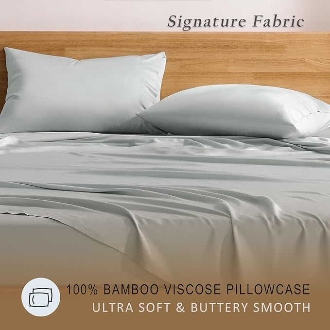 Bamboo Cooling Pillowcase Set - Standard - 2 Piece