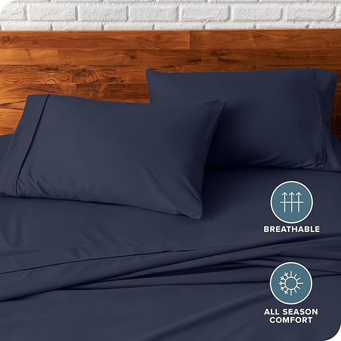 Microfiber Hypoallergenic Pillowcase Set - King - 2 Piece
