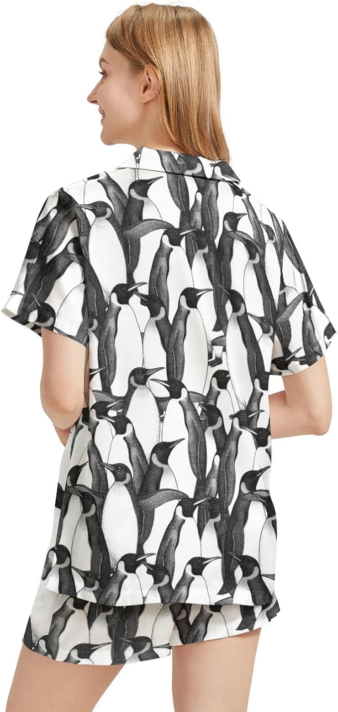 Women's Pajama Set - Short Sleeve - 2 Piece
