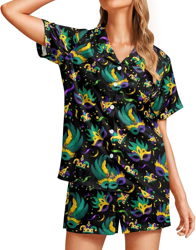 Women's Pajama Set - Short Sleeve - 2 Piece